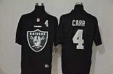 Nike Raiders 4 Derek Carr Black Team Big Logo Number Vapor Untouchable Limited Jersey,baseball caps,new era cap wholesale,wholesale hats